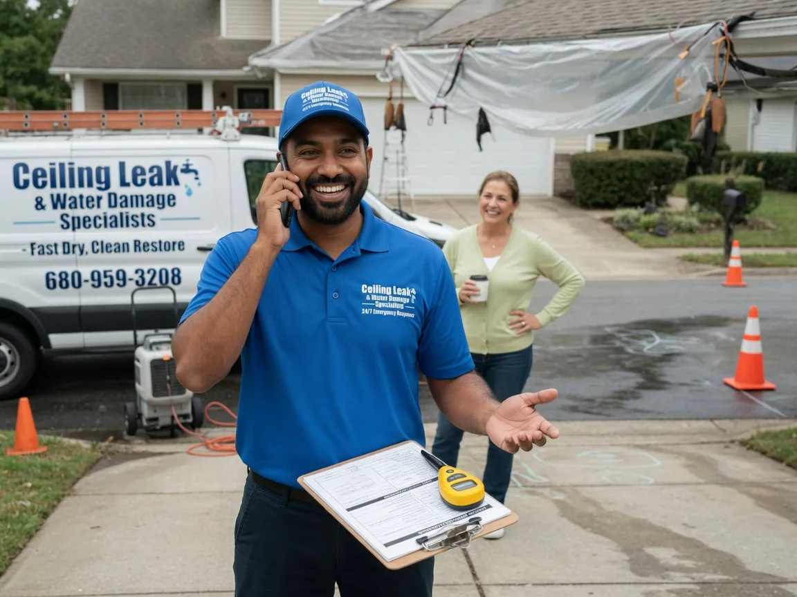 Ceiling Leak Cleanup Blanchard, IA FAQs